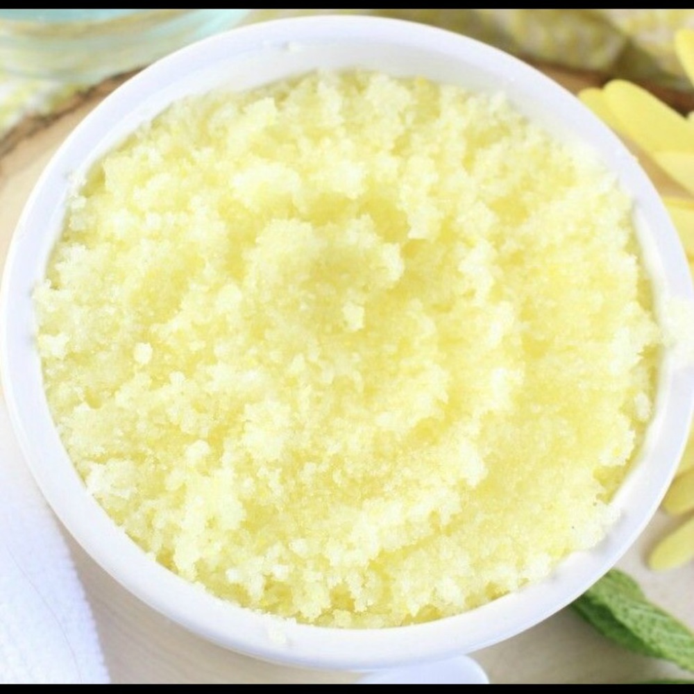 Lemongrass Honey Homemade Sugar Scrub